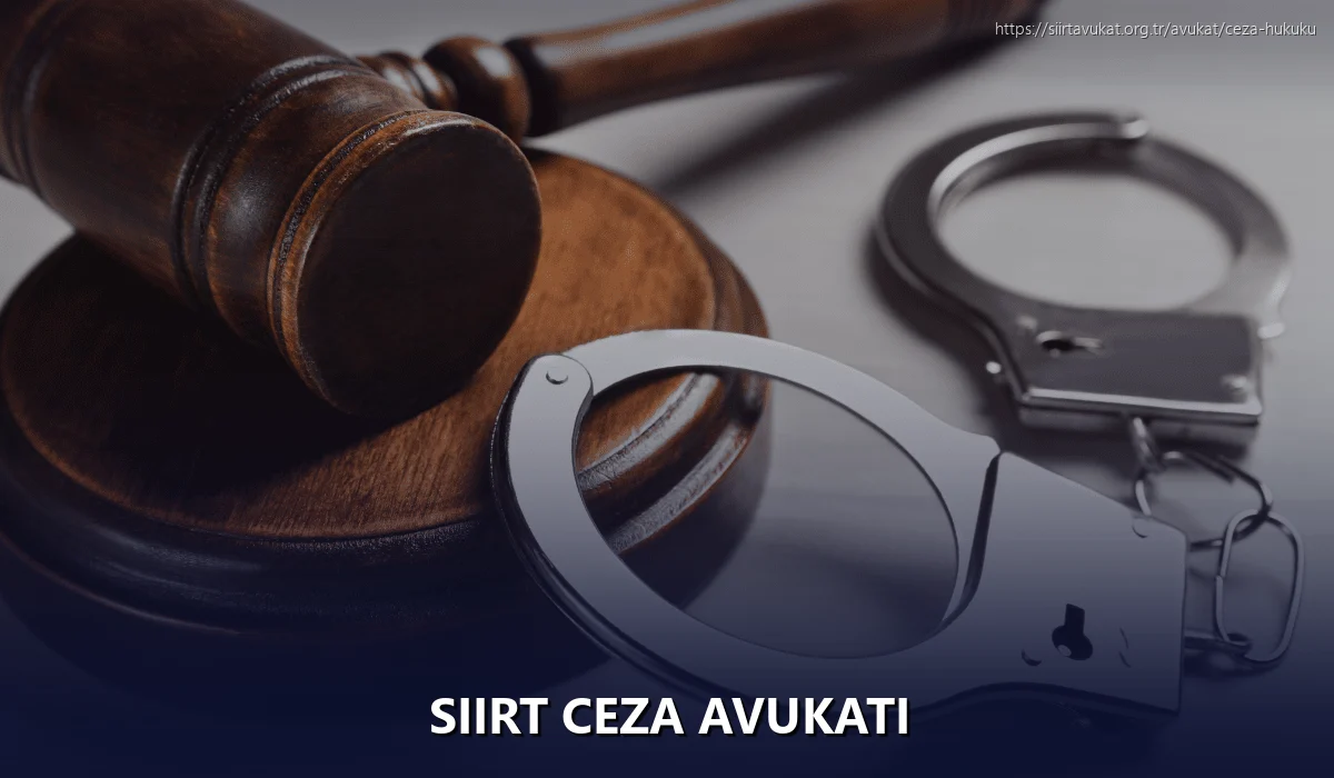 Siirt Ceza Avukatı